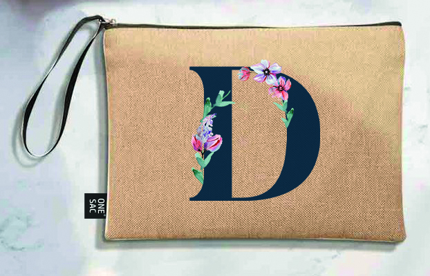 Sac à main Lettre D (Modèles variés) (25×18×1 cm)